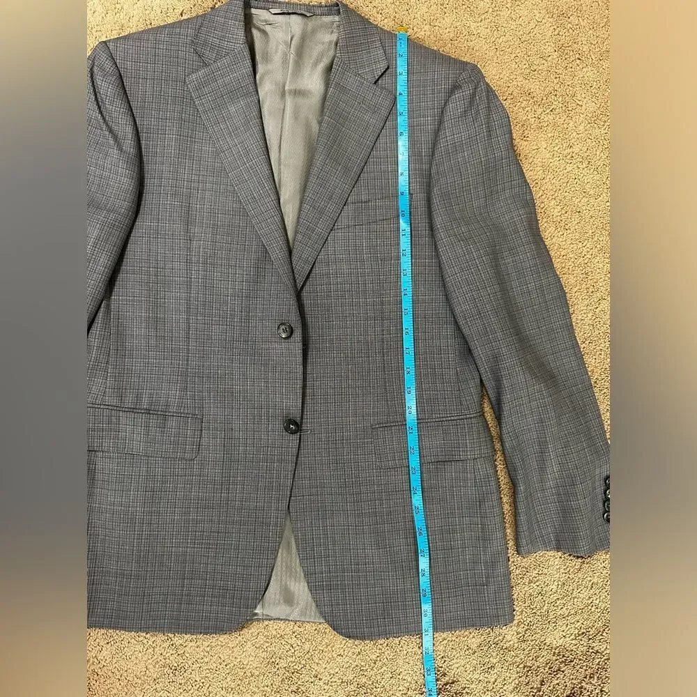 Canali Exclusive Gray Sport Coat Super 150